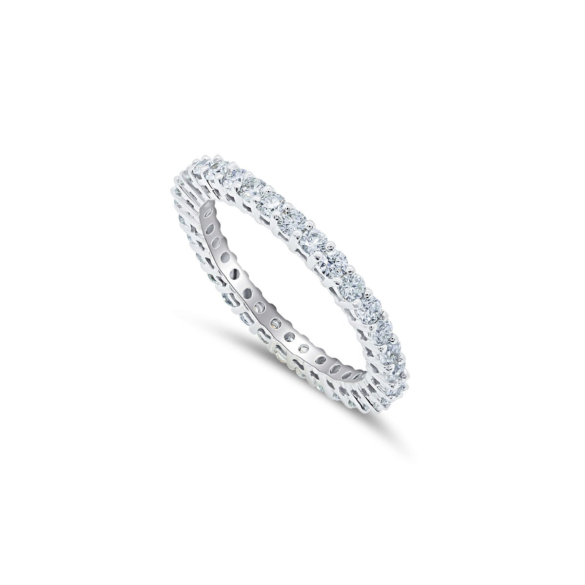 Full Eternity Memories Ring with Diamond