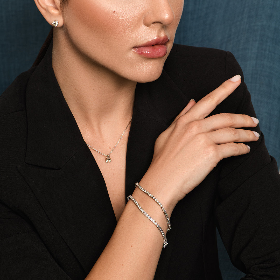 0.5 Carat Tennis bracelet in 18K Gold and Diamonds