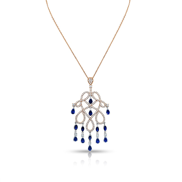 Starlight Sapphire: Red Carpet Pendant
