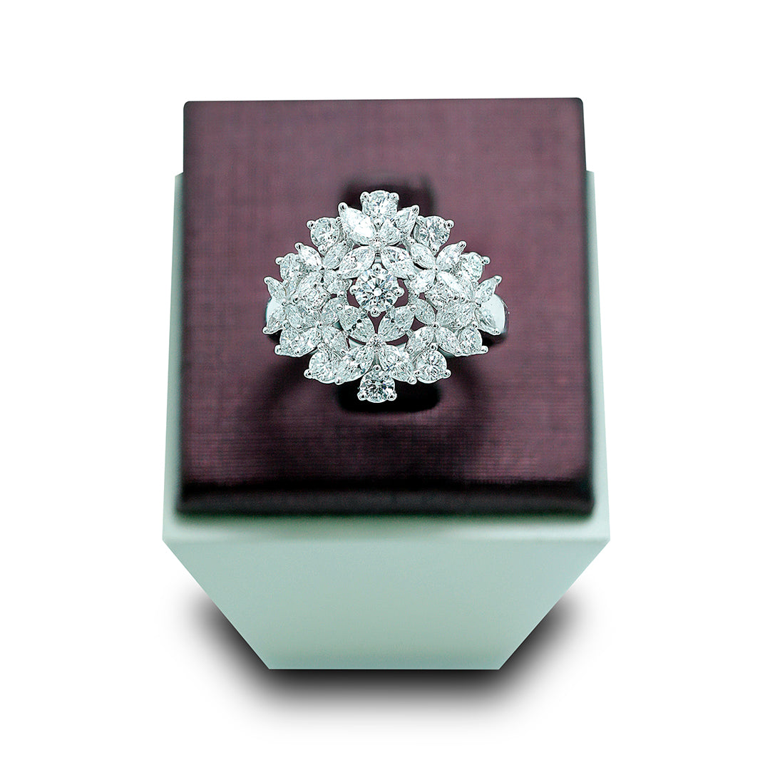 Red Carpet Pear and Marquise Diamond Ring