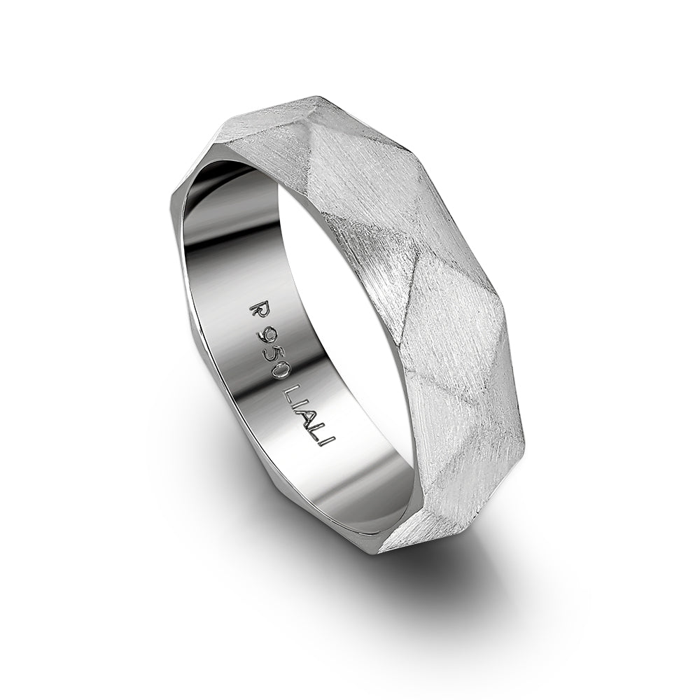Men's Designer Platinum Ring