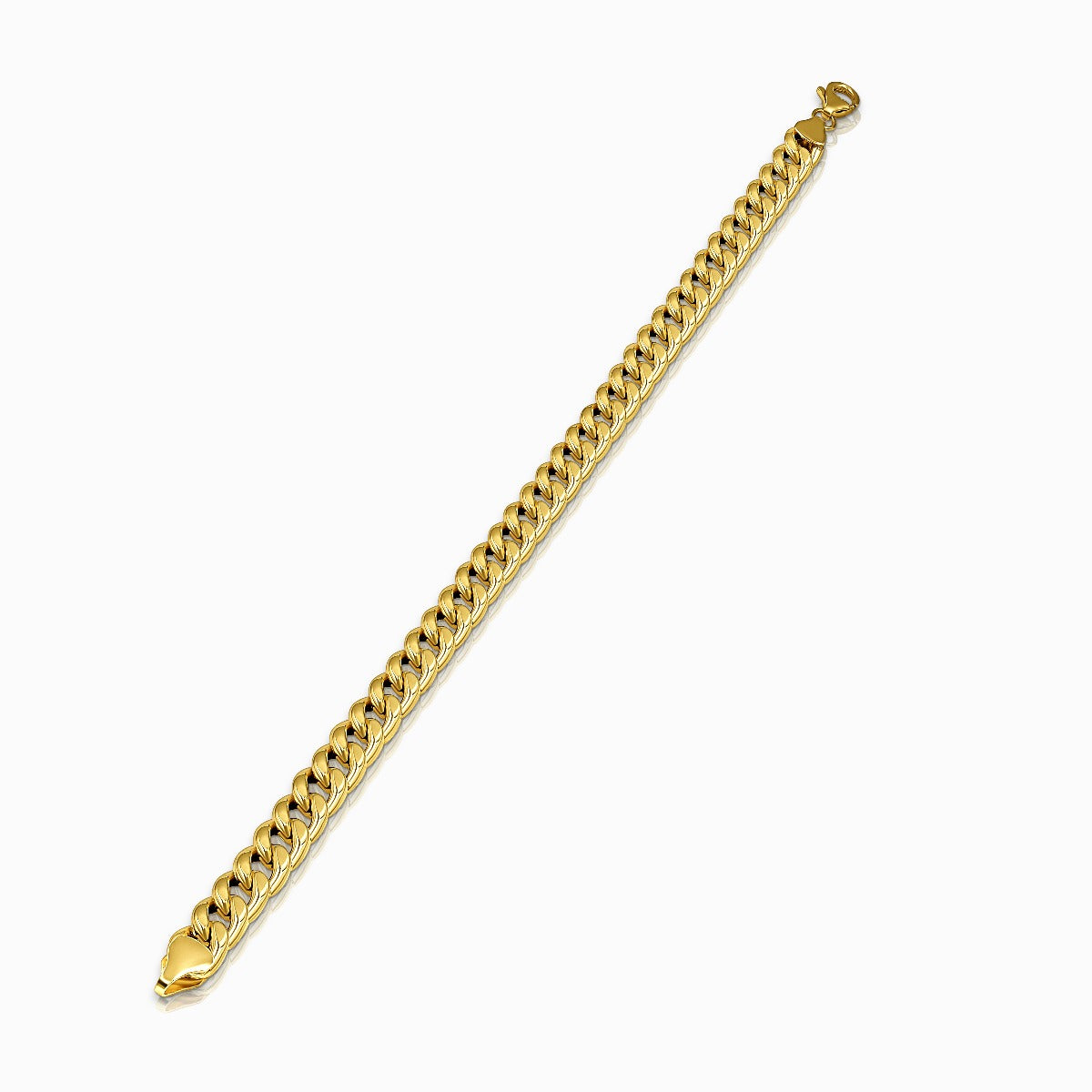 Classic Curb Link 18K Gold Bracelet