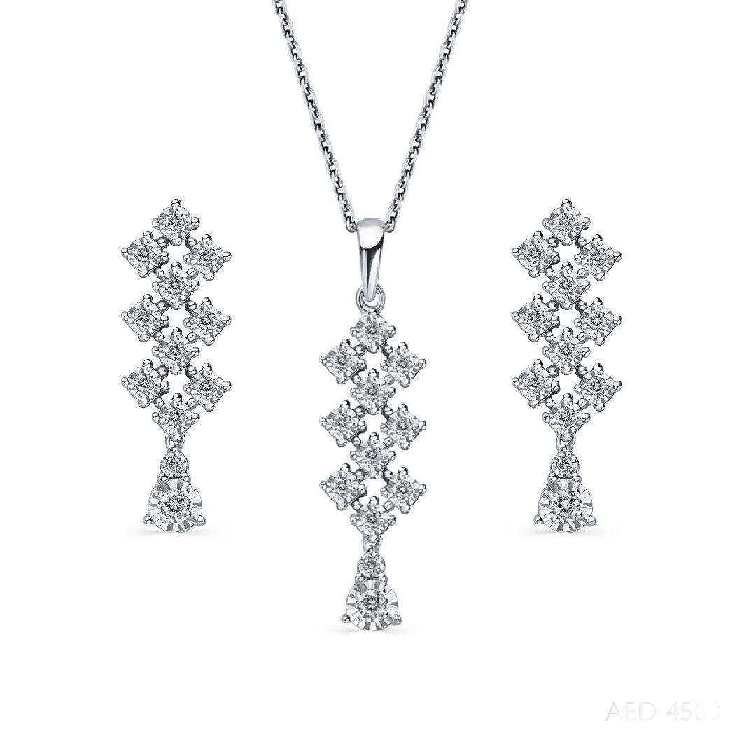 Joie de Vivre Pendant Set (Pendant & Earrings)