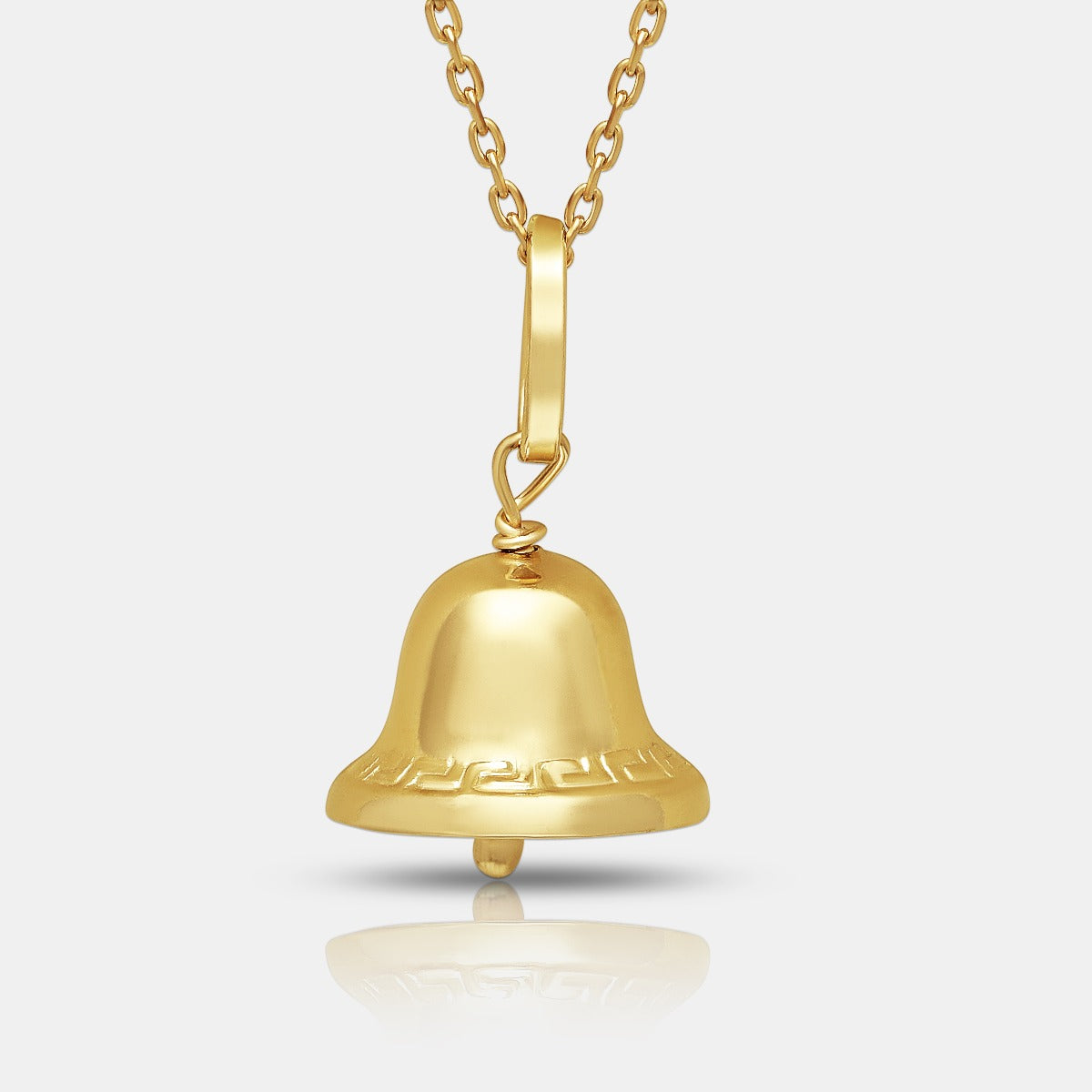 Bell Pendant in 18K Yellow Gold