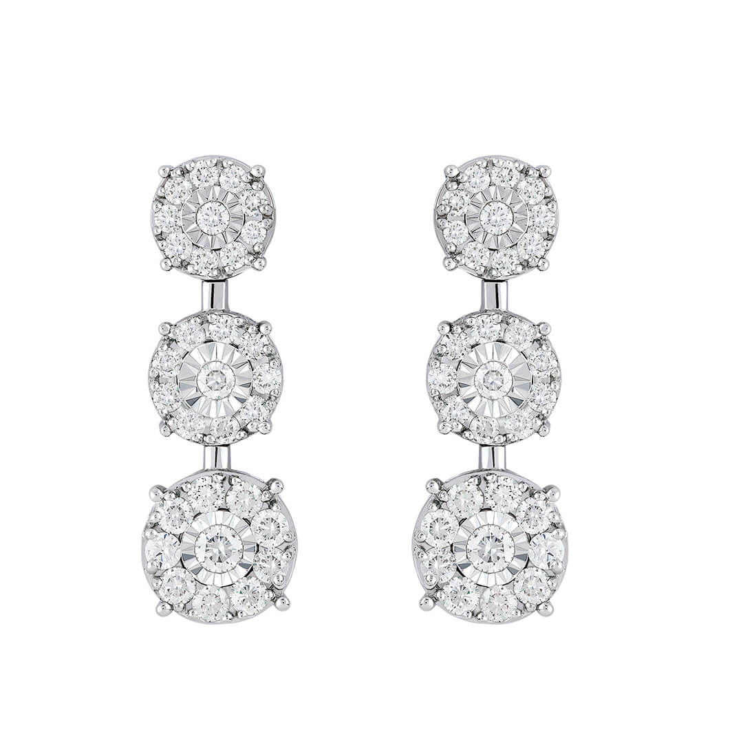 Blockbuster Diamond Earrings from Memories Collection