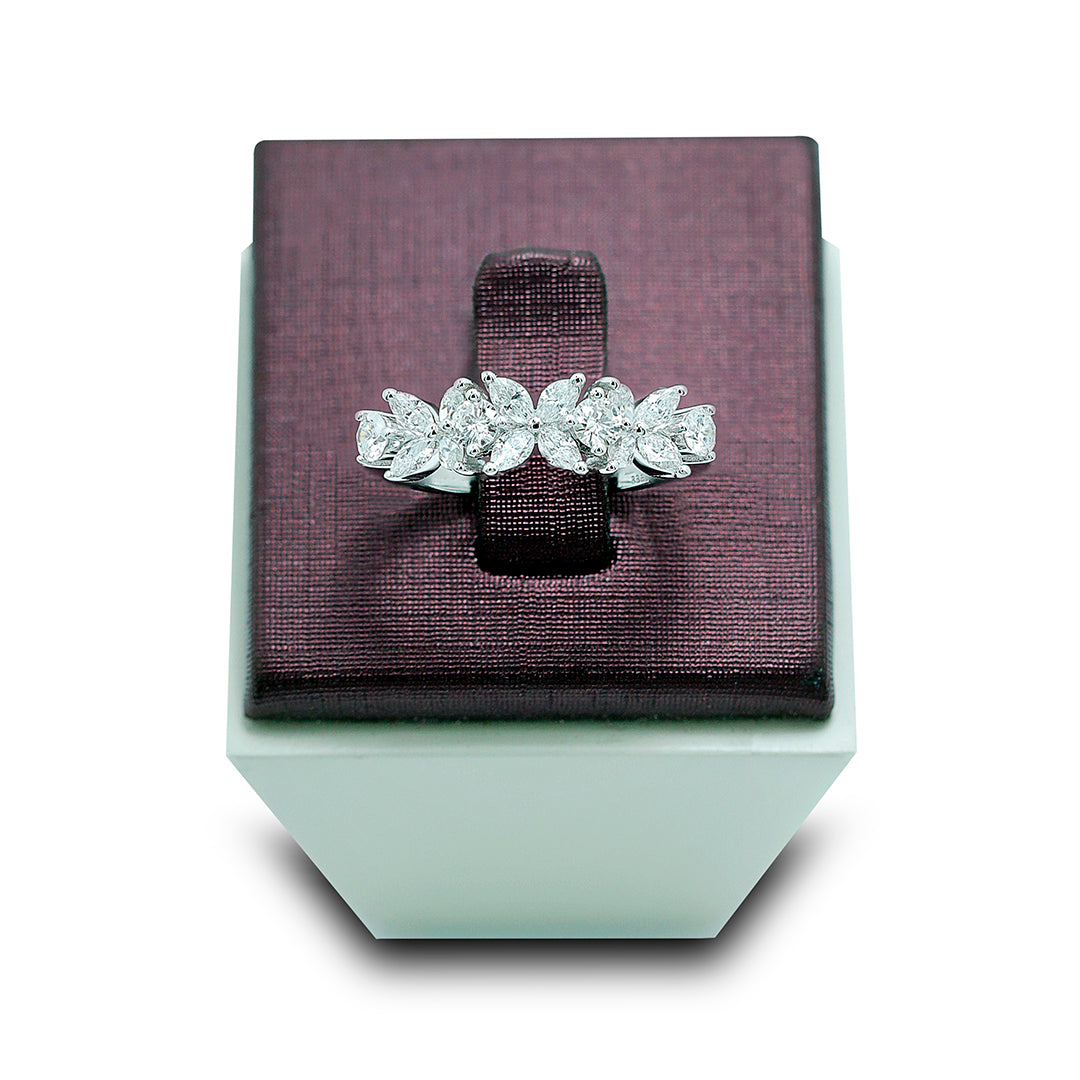 Red Carpet Half Eternity Round and Marquise Diamond Ring