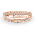 Midnight Rose Diamond Bangle - Large