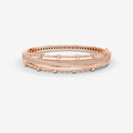 Midnight Rose Glimmer Line Diamond Bangle