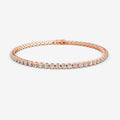 Classic 10 Carat Tennis Bracelet in 18K Rose Gold