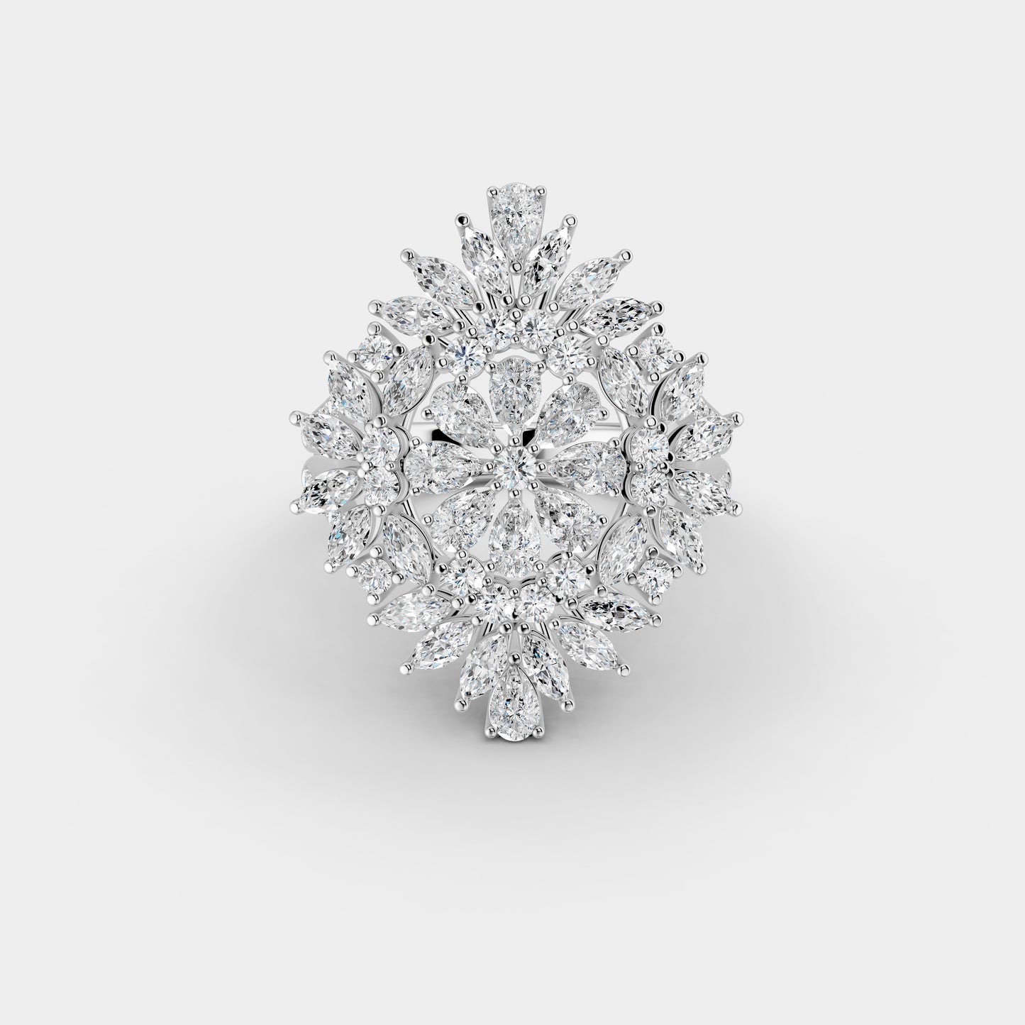 Red Carpet Grand Radiance Bloom Diamond Ring