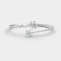 Red Carpet Diamond Blossom Areeq 18K Bangle White Gold