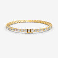 Classic 5 Carat Tennis Bracelet in 18K Yellow Gold