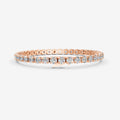 Classic 20 Carat Tennis Bracelet in 18K Rose Gold