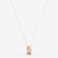 Midnight Rose Diamond Pendant - Medium