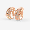 Midnight Rose Diamond Earrings - Medium