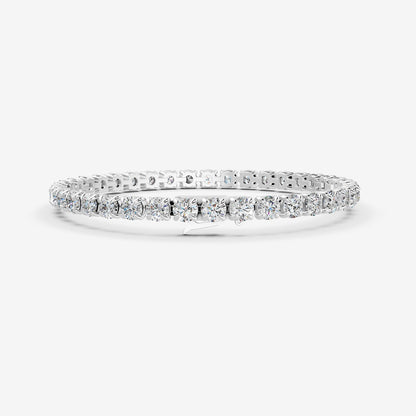 Classic 20 Carat Tennis Bracelet in 18K White Gold