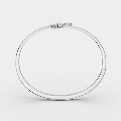 Red Carpet Diamond Blossom Areeq 18K Bangle White Gold