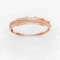 Midnight Rose Glimmer Line Diamond Bangle
