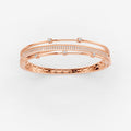 Midnight Rose Diamond Bangle