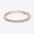 Classic 20 Carat Tennis Bracelet in 18K Rose Gold