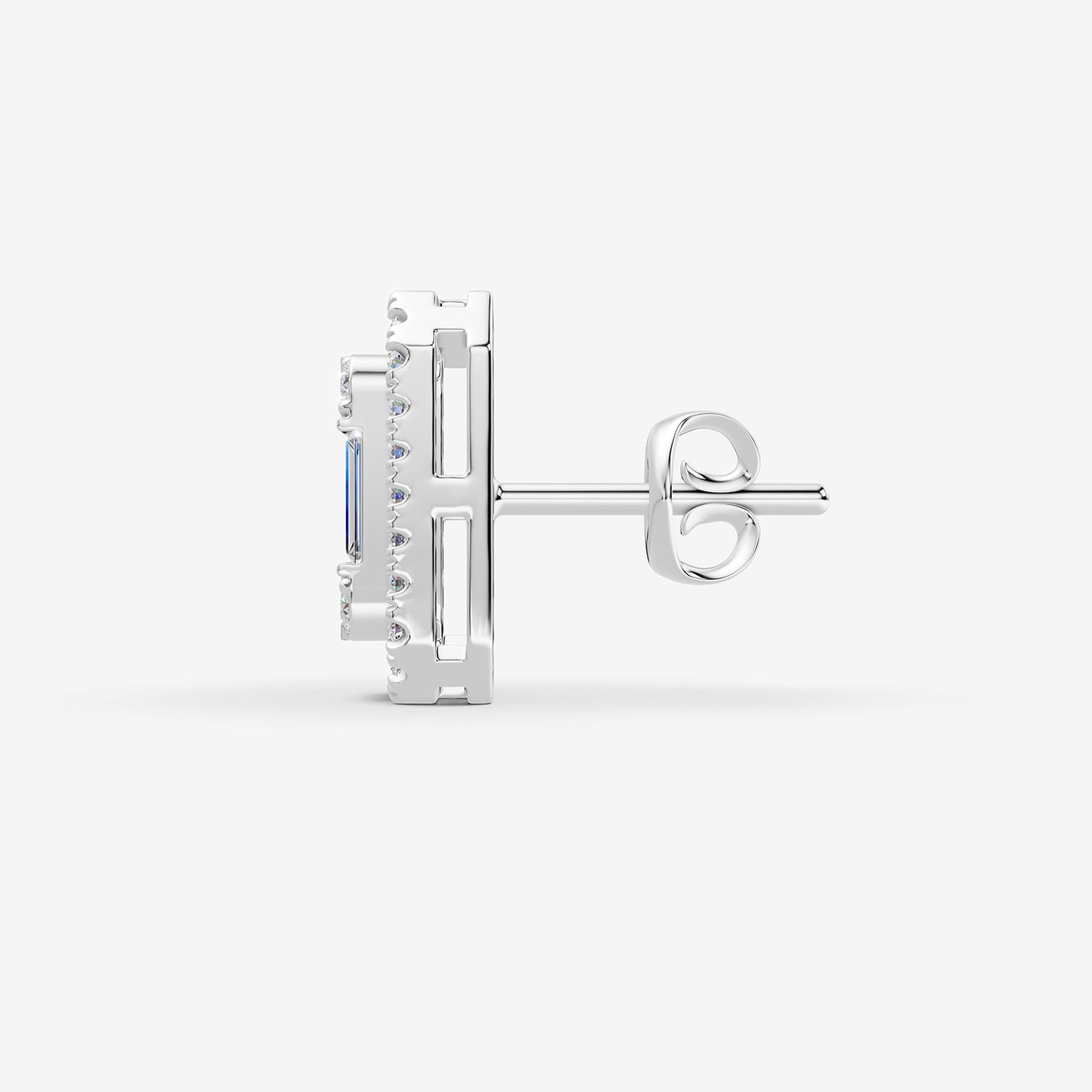 Mirage Emerald Cut Diamond Studs