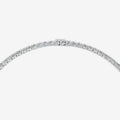 Graduated Classic 7.5 Carat Tennis Necklace in 18K White Gold