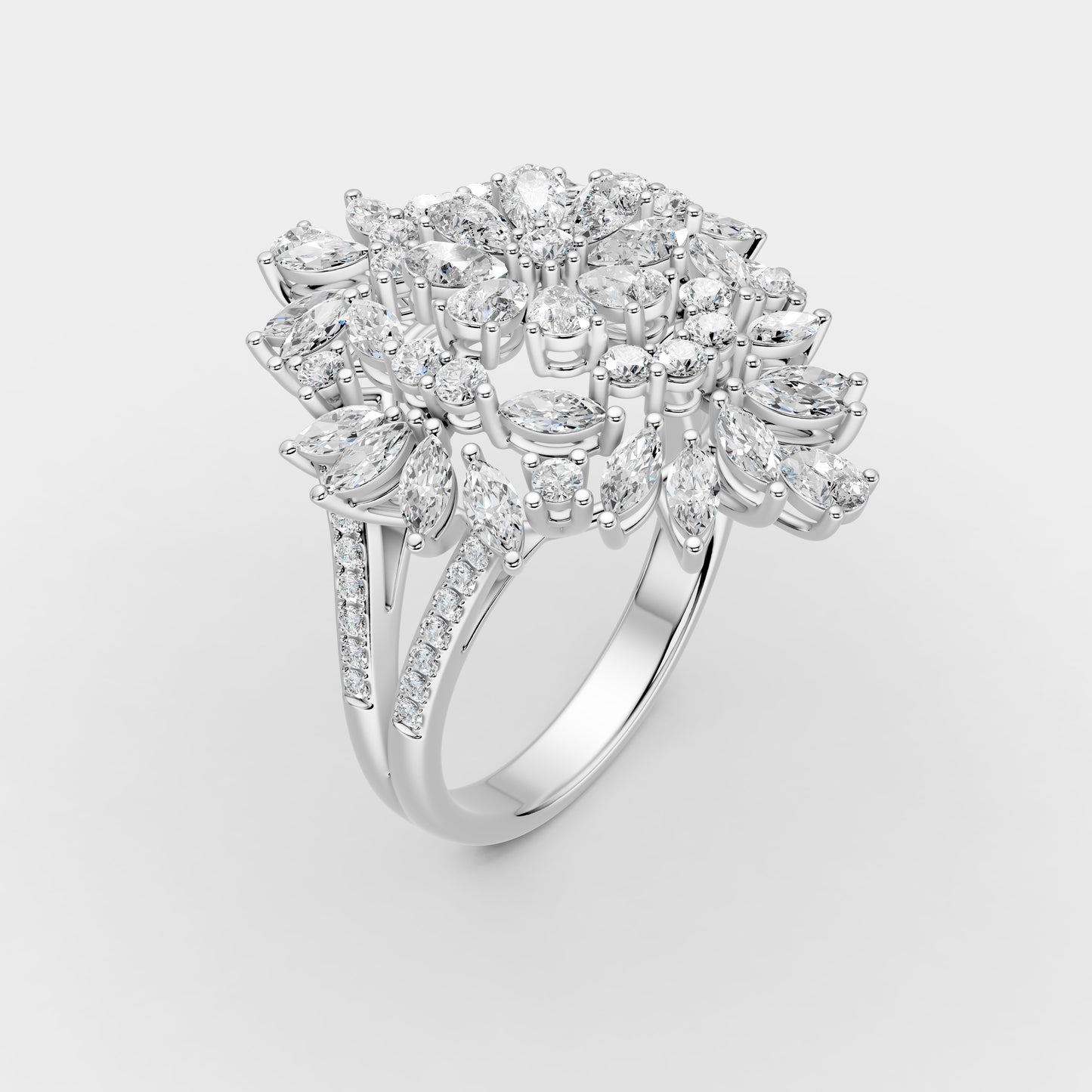 Red Carpet Grand Radiance Bloom Diamond Ring