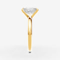 Classic Radiant Solitaire Ring in 18K Yellow Gold