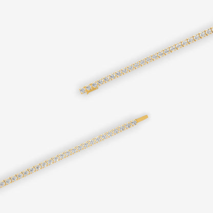 Classic 5 Carat Tennis Bracelet in 18K Yellow Gold