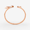 Carine Twin Starburst Diamond Bangle - Large