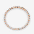 Classic 15 Carat Tennis Bracelet in 18K Rose Gold