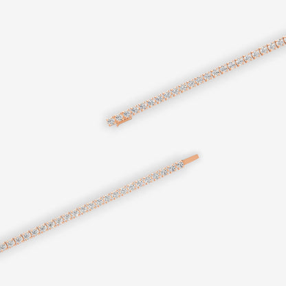 Classic 5 Carat Tennis Bracelet in 18K Rose Gold