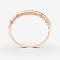 Midnight Rose Glimmer Line Diamond Bangle