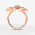 Carine Single Starburst Diamond Ring