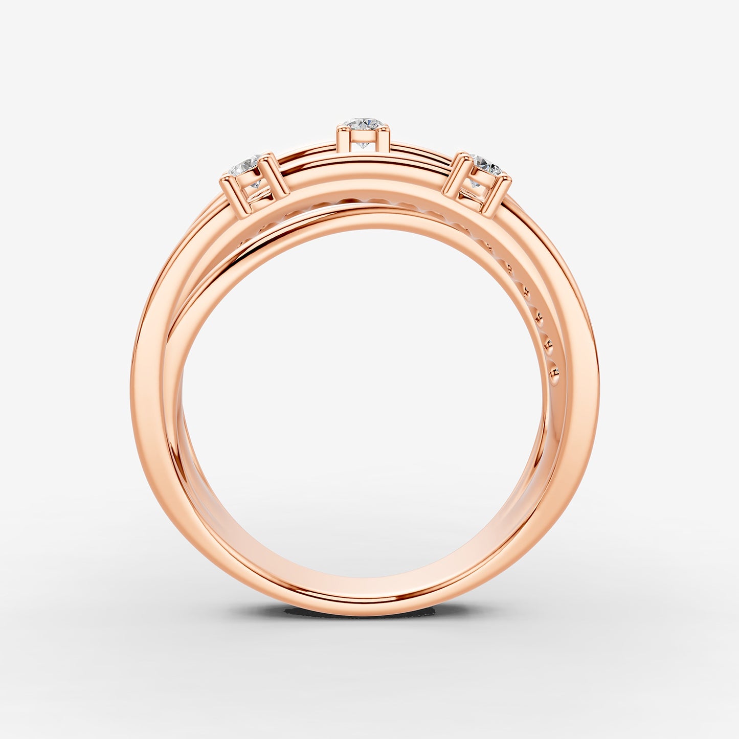 Midnight Rose Diamond Ring - Small