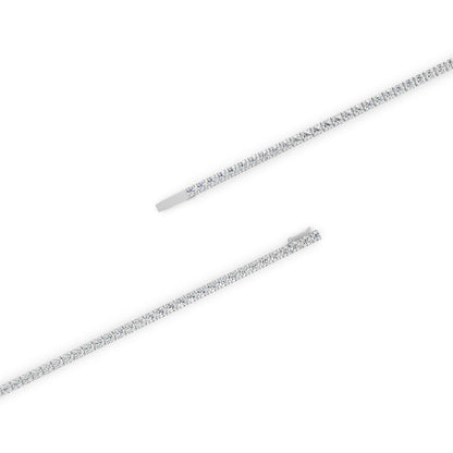 Classic 10 Carat Tennis Bracelet in 18K White Gold