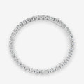 Classic 20 Carat Tennis Bracelet in 18K White Gold