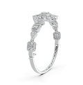 Red Carpet Diamond Flower Bangle