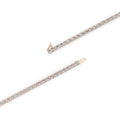 Classic 20 Carat Tennis Bracelet in 18K Rose Gold