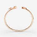 Carine Twin Starburst Diamond Bangle - Regular