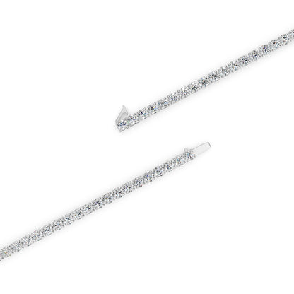 Classic 15 Carat Tennis Bracelet in 18K White Gold