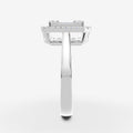 Mirage 1 Ct Look Emerald Cut Diamond Ring