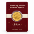 22K 1 gram Gold Coin