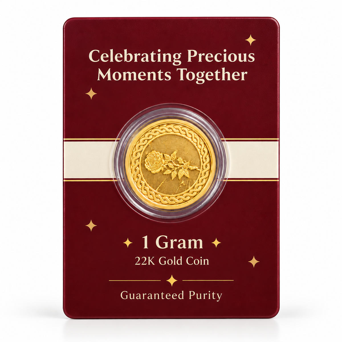 22K 1 gram Gold Coin