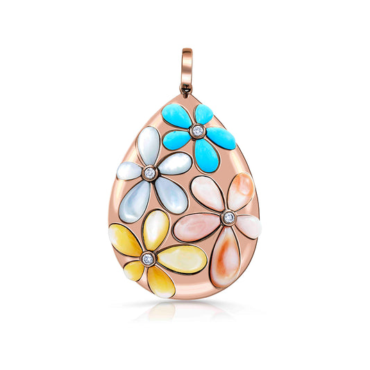 Chromatic Garden Mother-of-Pearl Pendant