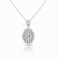 Floral Radiance 18K Diamond Petite Pendant