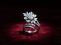 Celestial Bloom 18K White Gold Diamond Ring