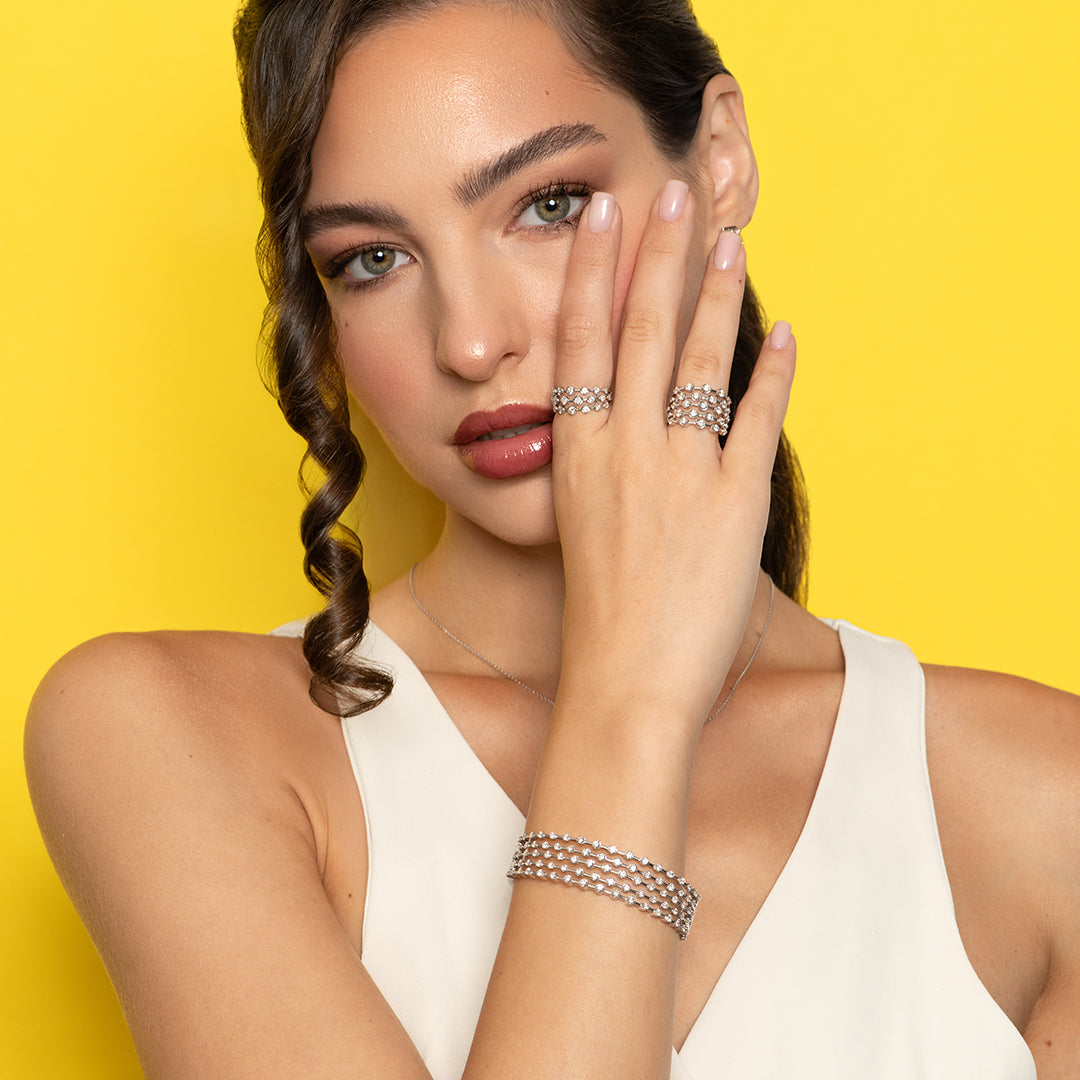 Amara 5 Line Diamond Ring