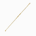Delicate Floral Cluster 18K Yellow Gold Bracelet