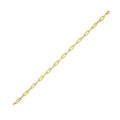 Sleek Link 18K Gold Bracelet